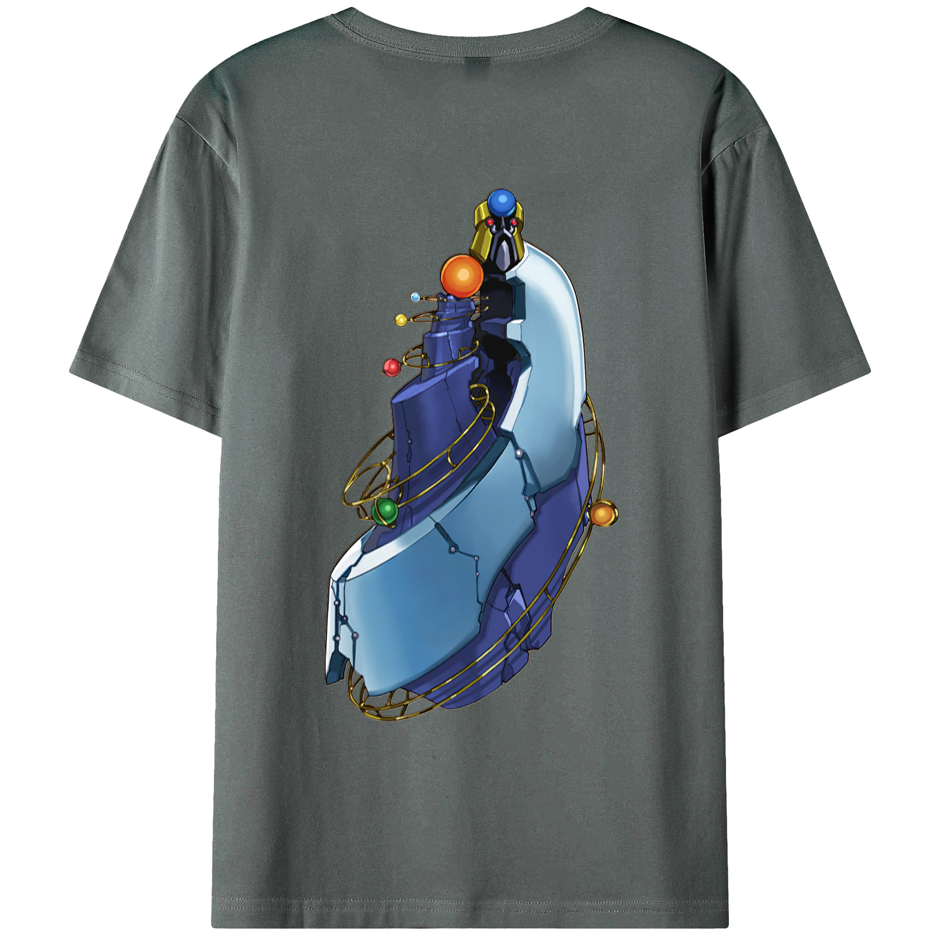 （画像用） 遊☆戯☆王 Yu-Gi-Oh! 綿100％ メンズ半袖Tシャツ（バックプリント） 通気性